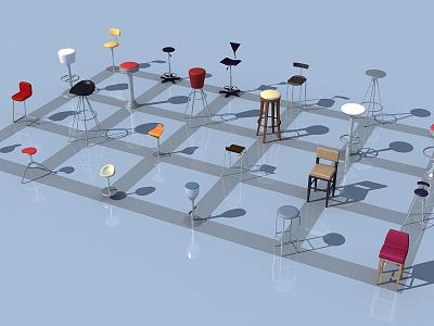 Modern Bar Stool Bar Chair Stool model