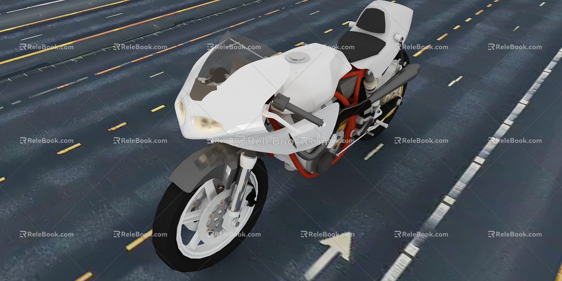 Motorcycle motorboat motorcyclist engine speed fuel consumption performance brake system suspension system driving fun vehicle design inside appearance 3d model