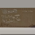 Detailed Ancient Chinese Bamboo Slips Carving Artwork Of Qingming Shanghe Tu Design