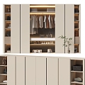 Modern wardrobe 3d model