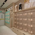 Modern Stylish Clothing Store Interior With Display Racks Sofa And Elegant Lighting
