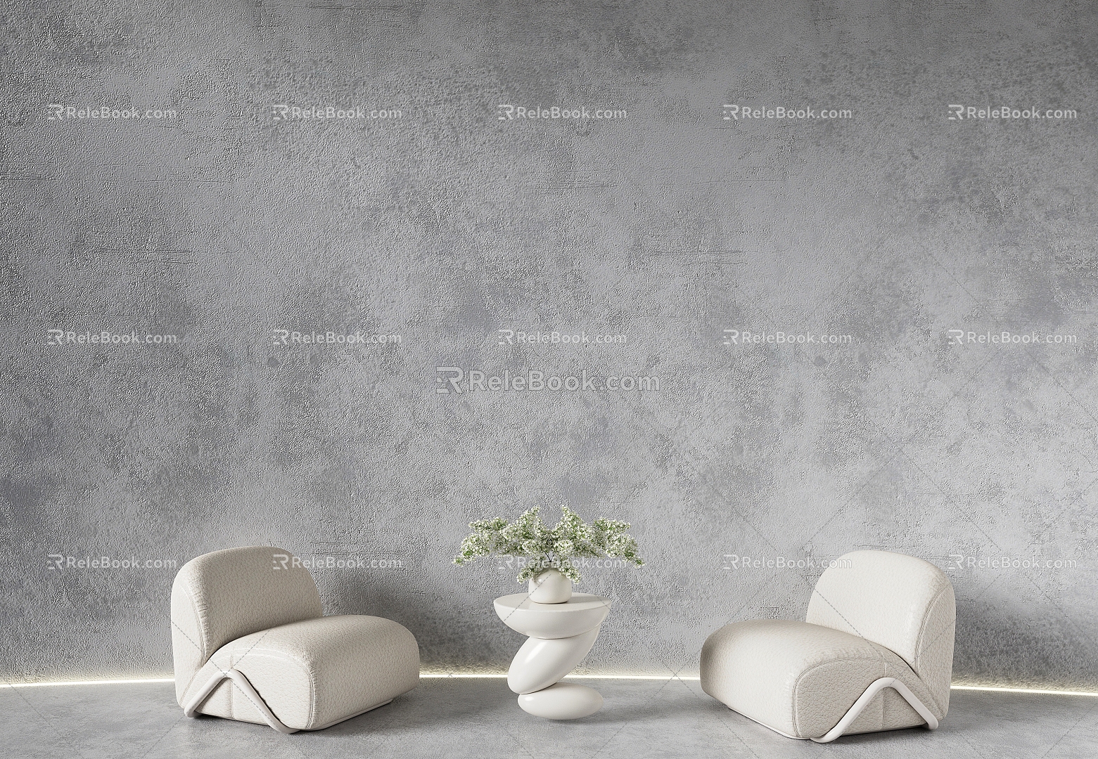 Micro cement cement background wall texture paint cement paint 3d model