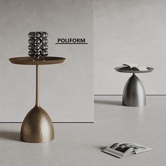 poliform modern side metal side 3d model