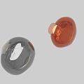 Modern Wall Lamps With Transparent And Amber Glass Shades And Gold Bases