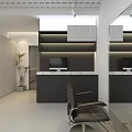 Elegant Modern Beauty Hair Salon Interior Design With Styling Chairs Mirrors And Lighting