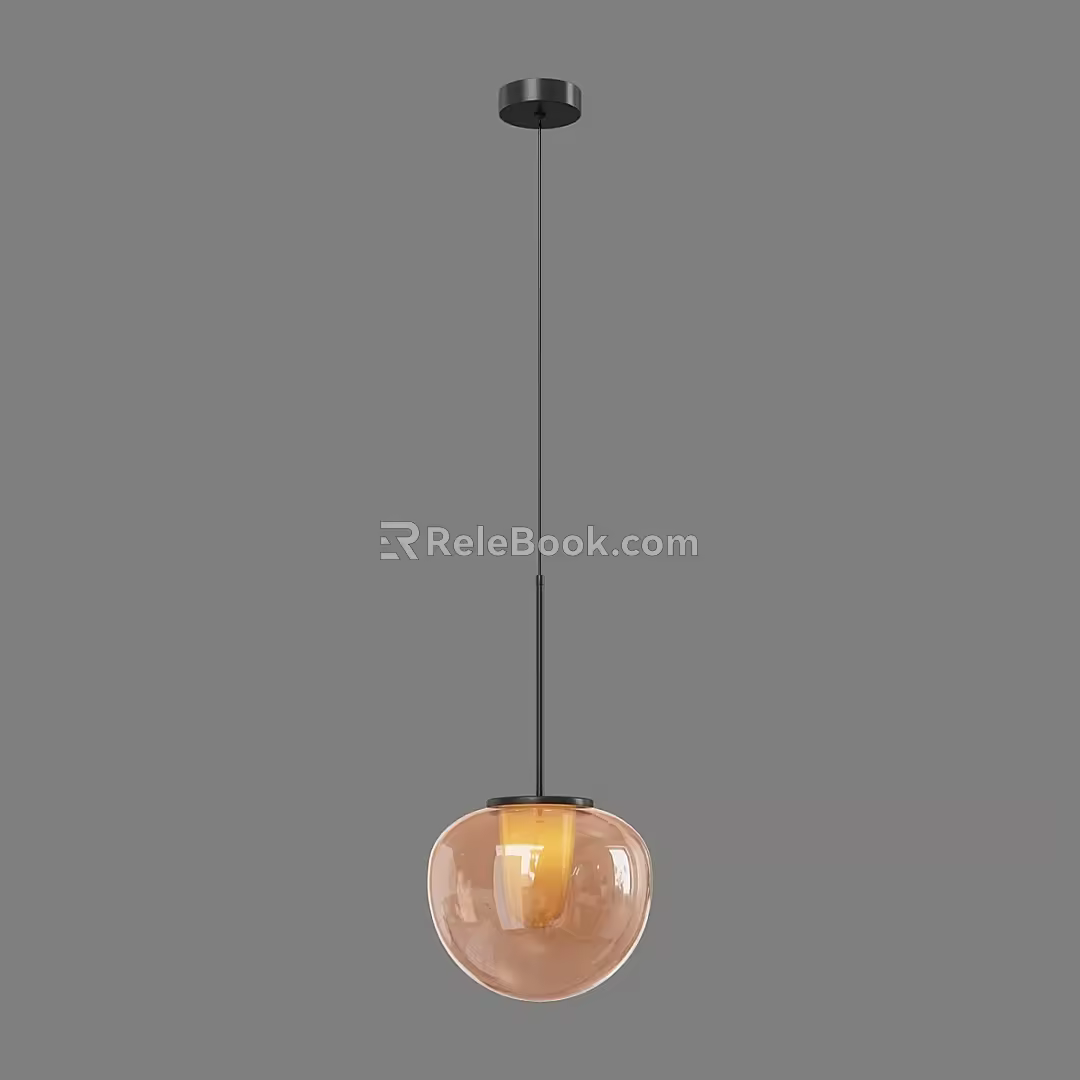 Simple chandelier 3d model
