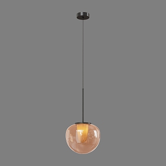 Simple chandelier 3d model