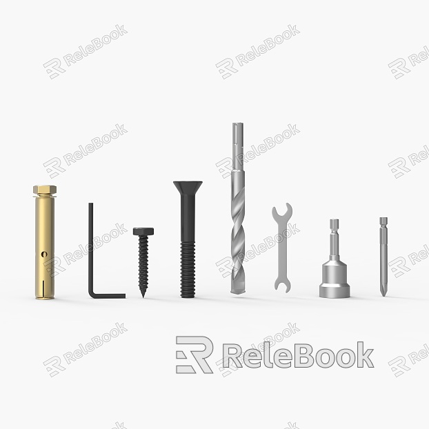 modern hardware parts model