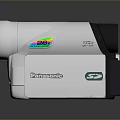 Digital Camcorder Portable Handheld Design With Built In Lens Silver Black Color Video Recording Device