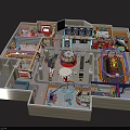 Colorful Spacious Commercial Mall Indoor Children Playground Layout Design With Multiple Fun Amusement Facilities