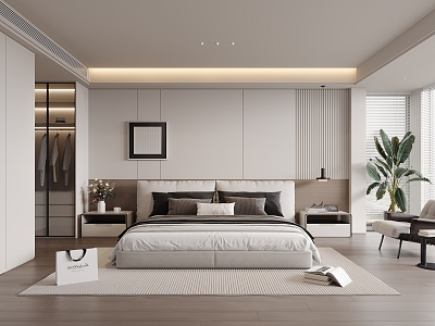 Modern Bedroom 3d model