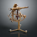 Brass Commercial Equipment With Complex Mechanical Structure Sturdy Stand And Telescopic Component For Industrial Measurement