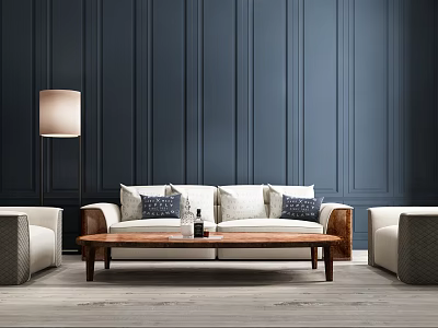 Modern Sofa Coffee Table Combination Bentley Furniture 3d model