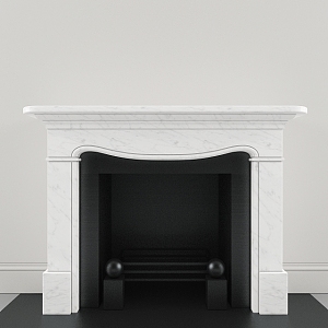 Fireplace 3d model