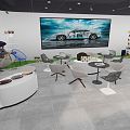 Hyundai Auto Show Car Showroom 3d model