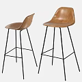 Innovative Tech Exhibition Hall Featuring Modern High Stools And Sleek Interior Design