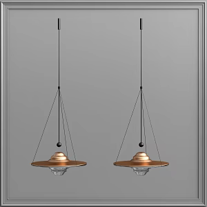 Modern chandelier 3d model