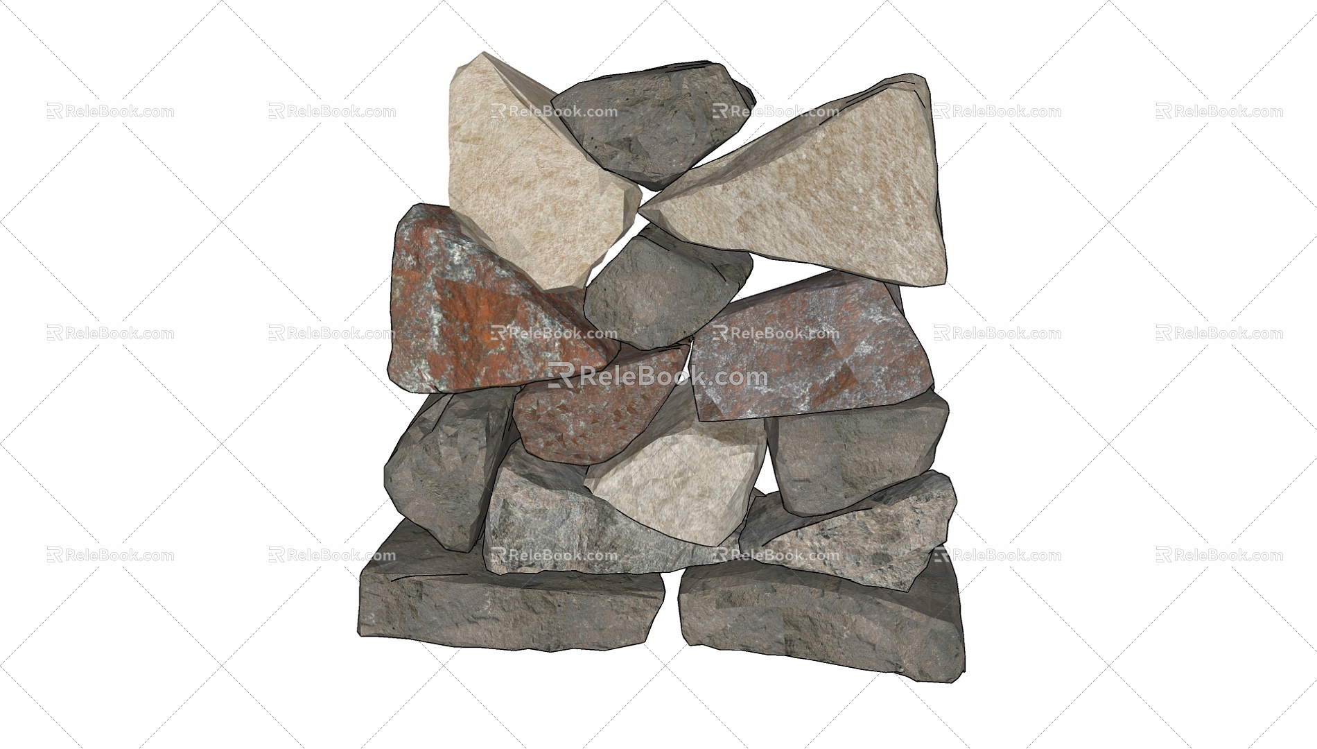 Stone 3d model