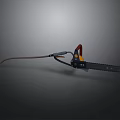 Electric Chainsaw With Yellow Black Design Power Cord And Chain Blade