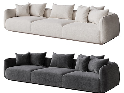 Modern Three-Seat Sofa Three-Seat Sofa 3d model