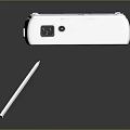 Portable ECG Monitor With Screen Displaying Heart Rate Waveform And Probe
