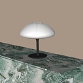 Mushroom table lamp 3d model