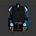 Modern Train Light Rail Subway High Speed Rail 3d model