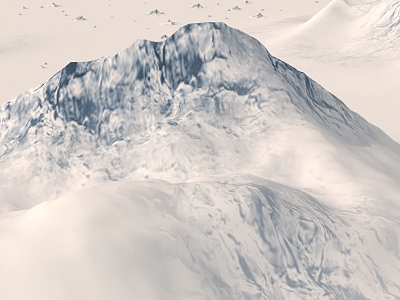 Geography Mountain Ridge Valley Snow model