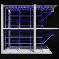 full scaffolding 3d model