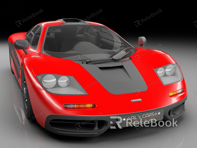 McLaren f1 1993 Ruby Edition Sedan Car Luxury Car Racing sports car model