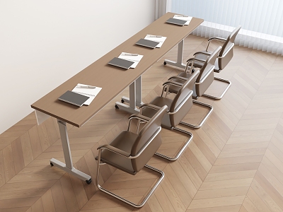 Conference Table Interview Table Desk Study Table model