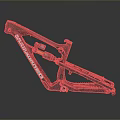 Bronco Black Mountain Bike Frame With Suspension System For Off Road Use
