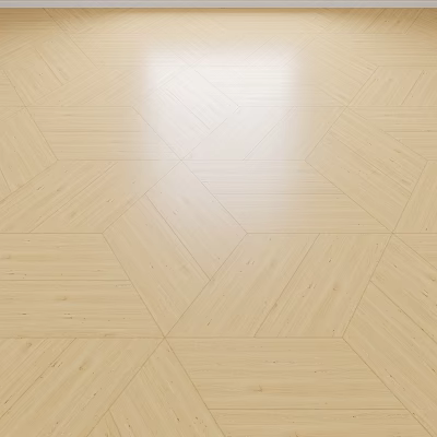 Modern Wood Flooring 3d model