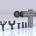 Professional Sports Equipment Massage Gun with Various Attachments for Fitness Recovery