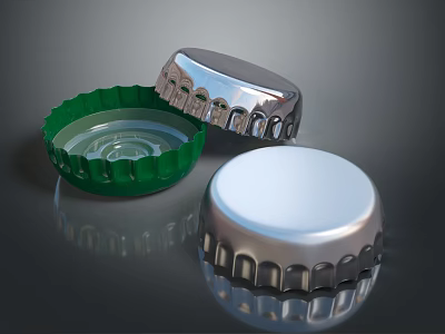 Bottle Cap Iron Bottle Cap Metal Bottle Cap Rusty Bottle Cap Wine Bottle Cap Beer Bottle Cap Glass Bottle Sealed Bottle Cap 3d model