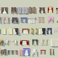 Various Curtain Designs With Different Styles And Colors For Home Decor