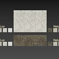 Elegant Marble Wall Tile Components With Spherical Decor Items In Modern Interior