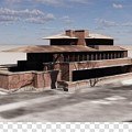 Master Works Wright Robbie Residence Modernism Pasture Wind Villa 3d model