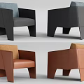 Modern Minimalist Accent Chair With Multiple Color Options And Comfortable Seating Design