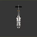 Modern helicopter Apache 3d model