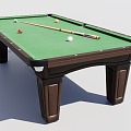 Billiard table 3d model