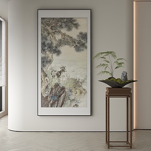 New Chinese Decorative Painting 3d model