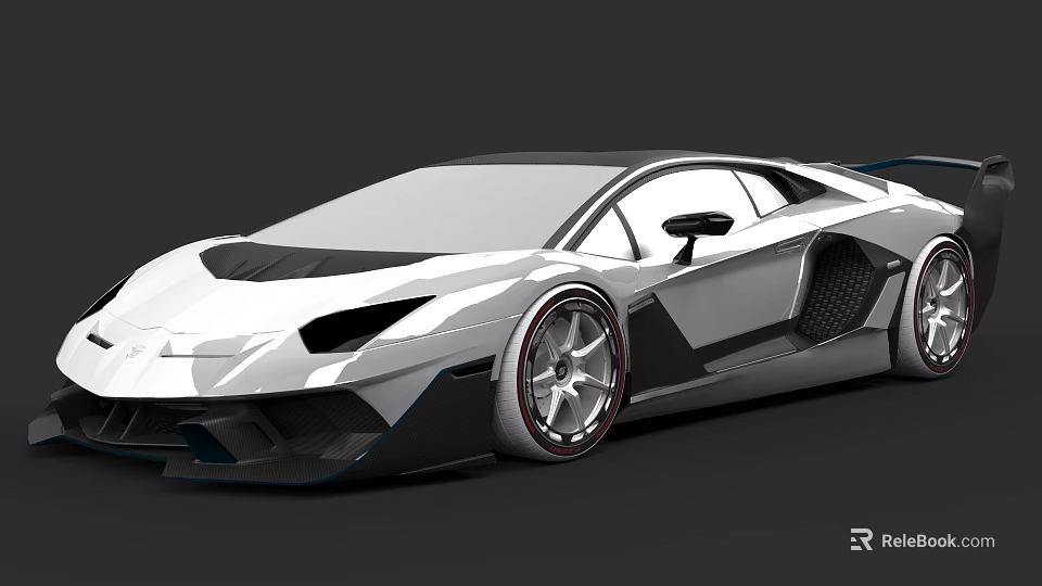 Luxury Sports Car With Modern Sleek Design Aerodynamic Body And Stylish Alloy Wheels 3d model 