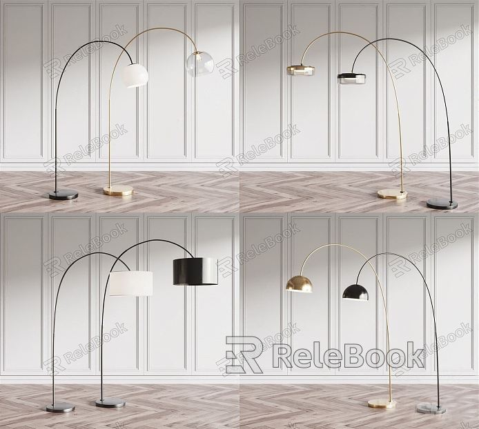 Modern floor lamp floor lamp combination model