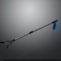 Industrial Equipment Long Reach Grab Tool With LED Light Strip Blue Grip And Reflective Surface