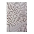 Light Colored Decorative Wall Panel With Modern Wavy Textured Surface Design 3d model