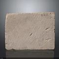 Natural Pink Stone Slab With Smooth Surface And Unique Texture On Black Background 3d model