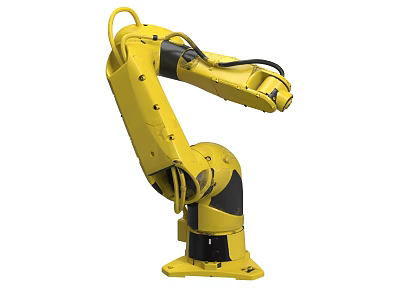 Mechanical arm claw industrial robot 3d model