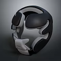 Sleek Modern VR Headset Design With Black Gray Padded Structure And Ergonomic Fit