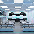 modern command center 3d model